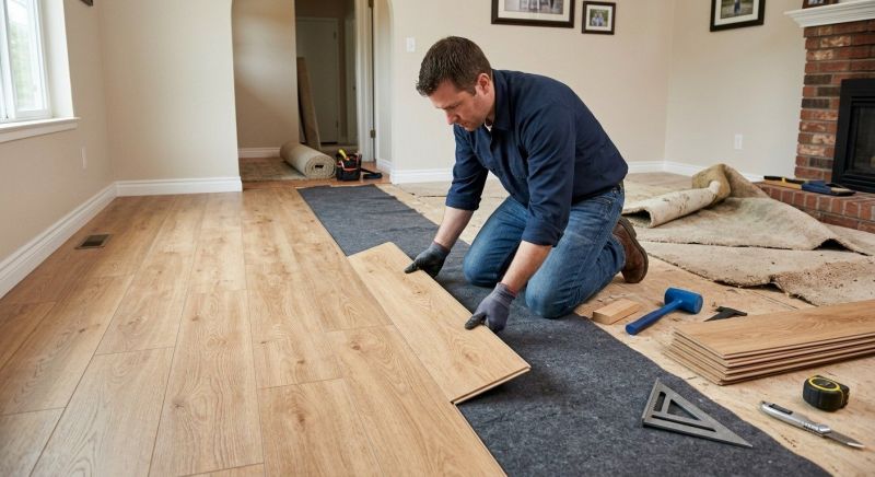 Laminate Floor Remodeling in Falls Church, VA