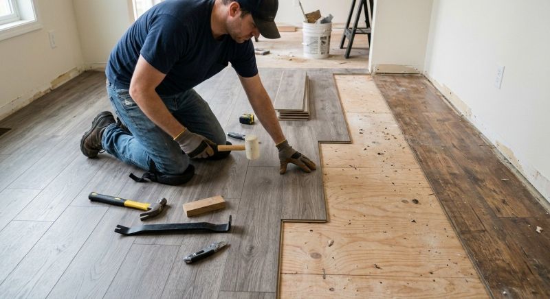 Laminate Floor Replacement in Clinton, MD