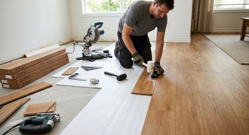 Laminate Floor Replacement in Highland, MD