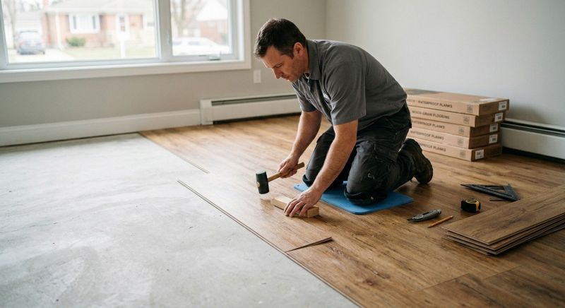 Linoleum Floor Installation in Ashton, MD