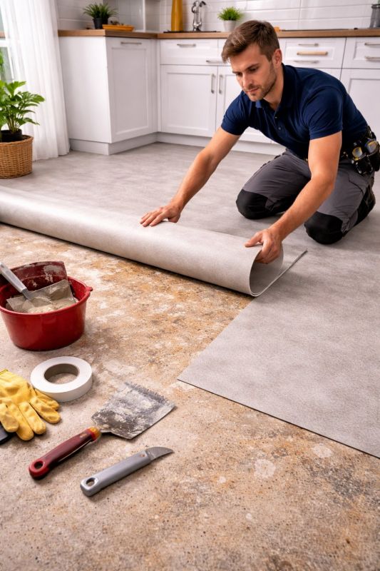 Linoleum Floor Installation in Boyds, MD