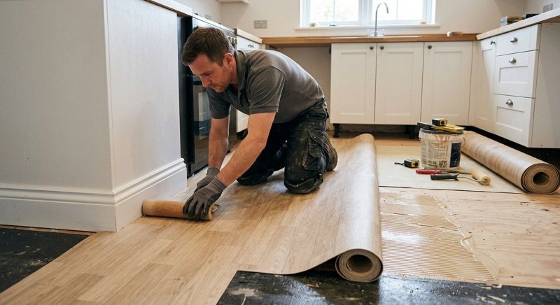 Sheet Linoleum Installation in Charles County, MD