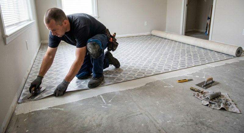Sheet Linoleum Installation in Oxon Hill, MD