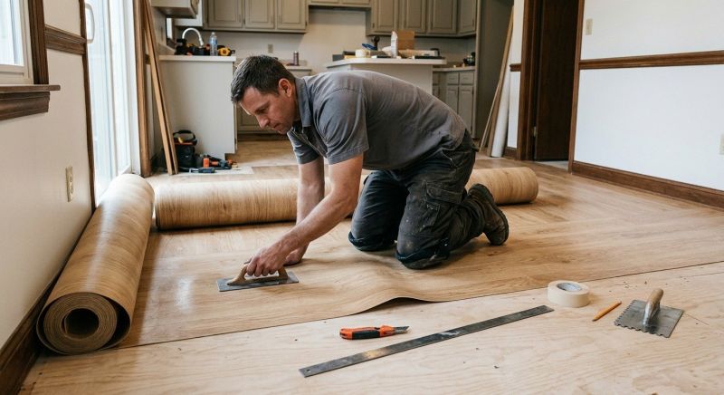 Sheet Vinyl Installation in Temple Hills, MD