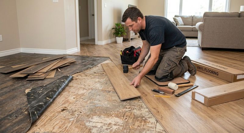 Vinyl Flooring Installation in Suitland, MD