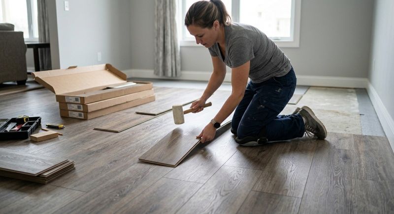 Vinyl Plank Floor Installation in Falls Church, VA