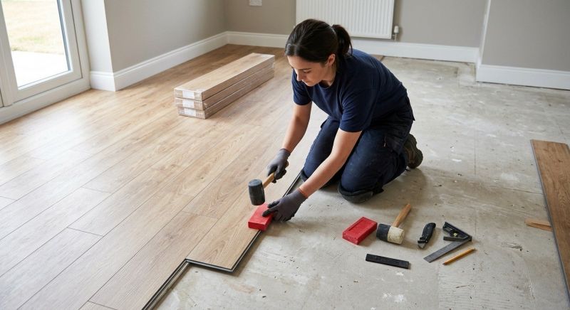 Vinyl Plank Floor Installation in Falls Church, VA