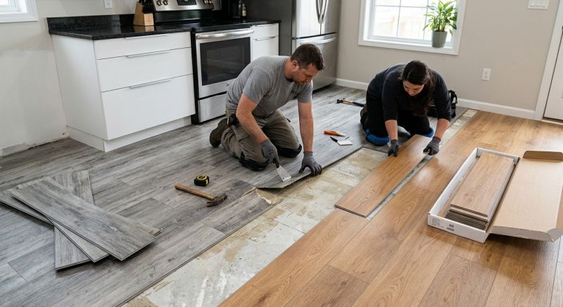 Vinyl Tile Replacement in Falls Church, VA